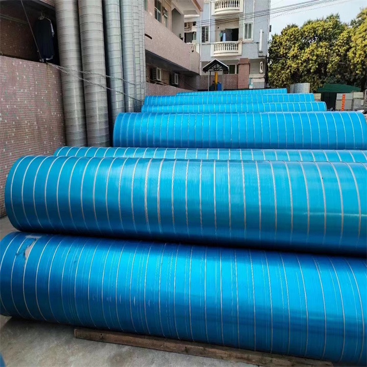 深圳通風管道加工廠家承接車間廢氣螺（luó）旋風管加工 除塵螺旋風管（guǎn）安（ān）裝（zhuāng）